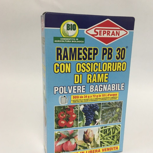 Fungicida bio Rame Ossicloruro - Ramesep PB 30 Sepran [100 gr]