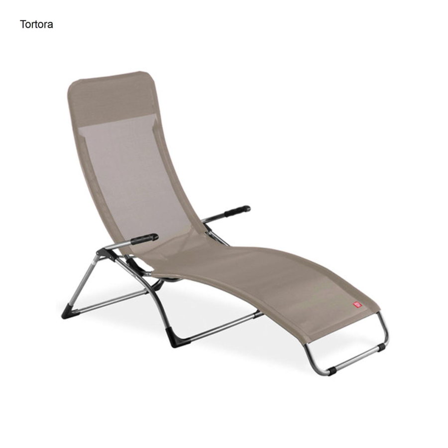 Chaise longue Sdraio basculante relax Samba struttura alluminio - Linea Fiam