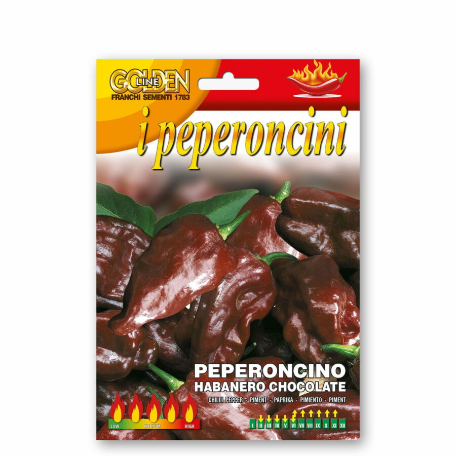 Peperoncino piccante Habanero chocolate (Semente)
