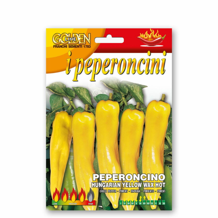Peperoncino piccante Hungarian Yellow Wax Hot (Semente)